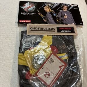 GHOSTBUSTERS Frozen Empire INFLATABLE PROTON PACK w Badge  Halloween Costume Kit